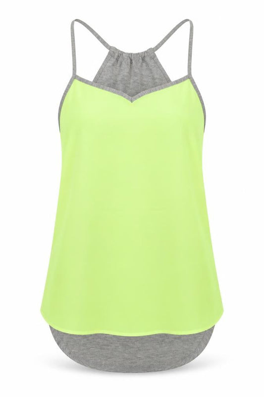 New Look Womens Grey   Basic Tank Size 6