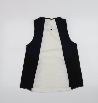 Back view of Atmosphere women’s white basic blouse, size UK 8