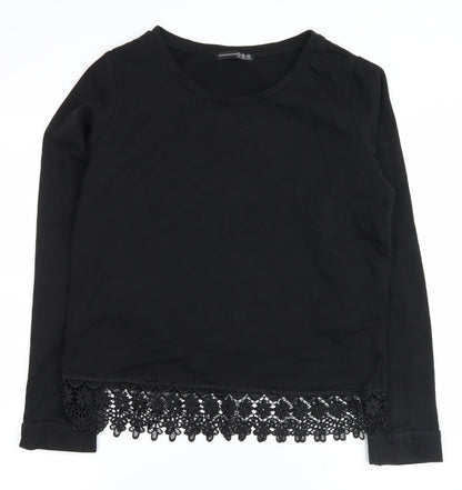 Additional front view of Atmosphere women’s black basic blouse, size UK 8