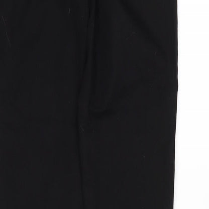 Brand and care label for denim co women’s black denim straight jeans, size UK 12