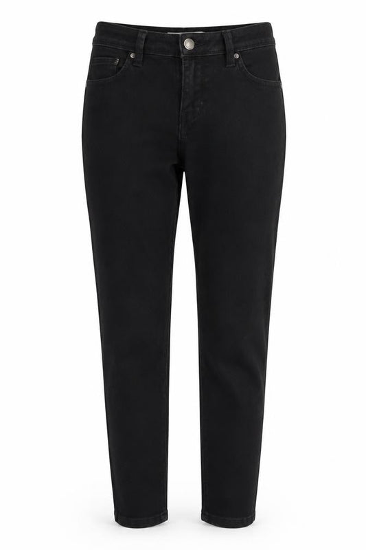 denim co Womens Black  Denim Straight Jeans Size 12