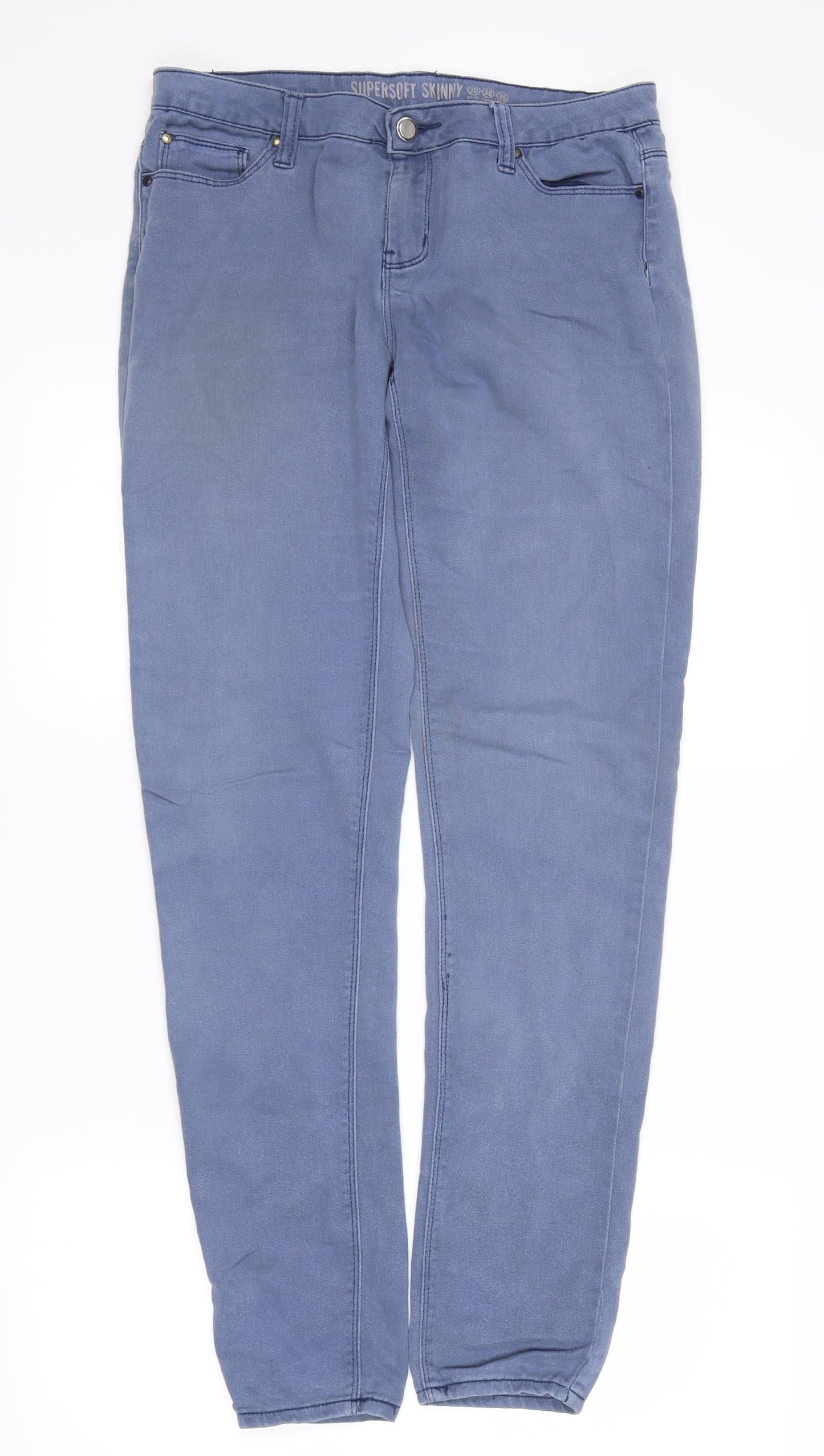super skinny Womens Blue  Denim Skinny Jeans Size 10