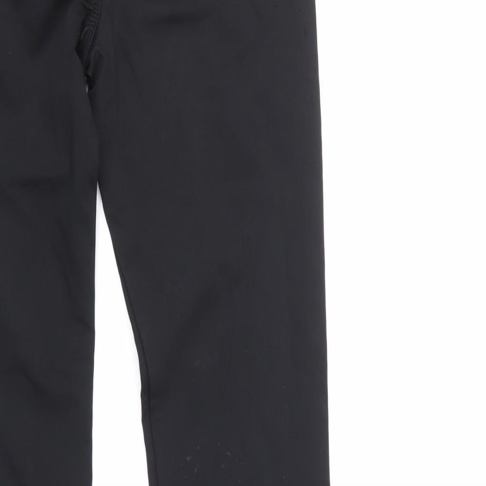 AMN Womens Black   Trousers  Size 8 L32 in