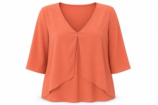 Atmosphere Womens Brown   Basic Blouse Size 14
