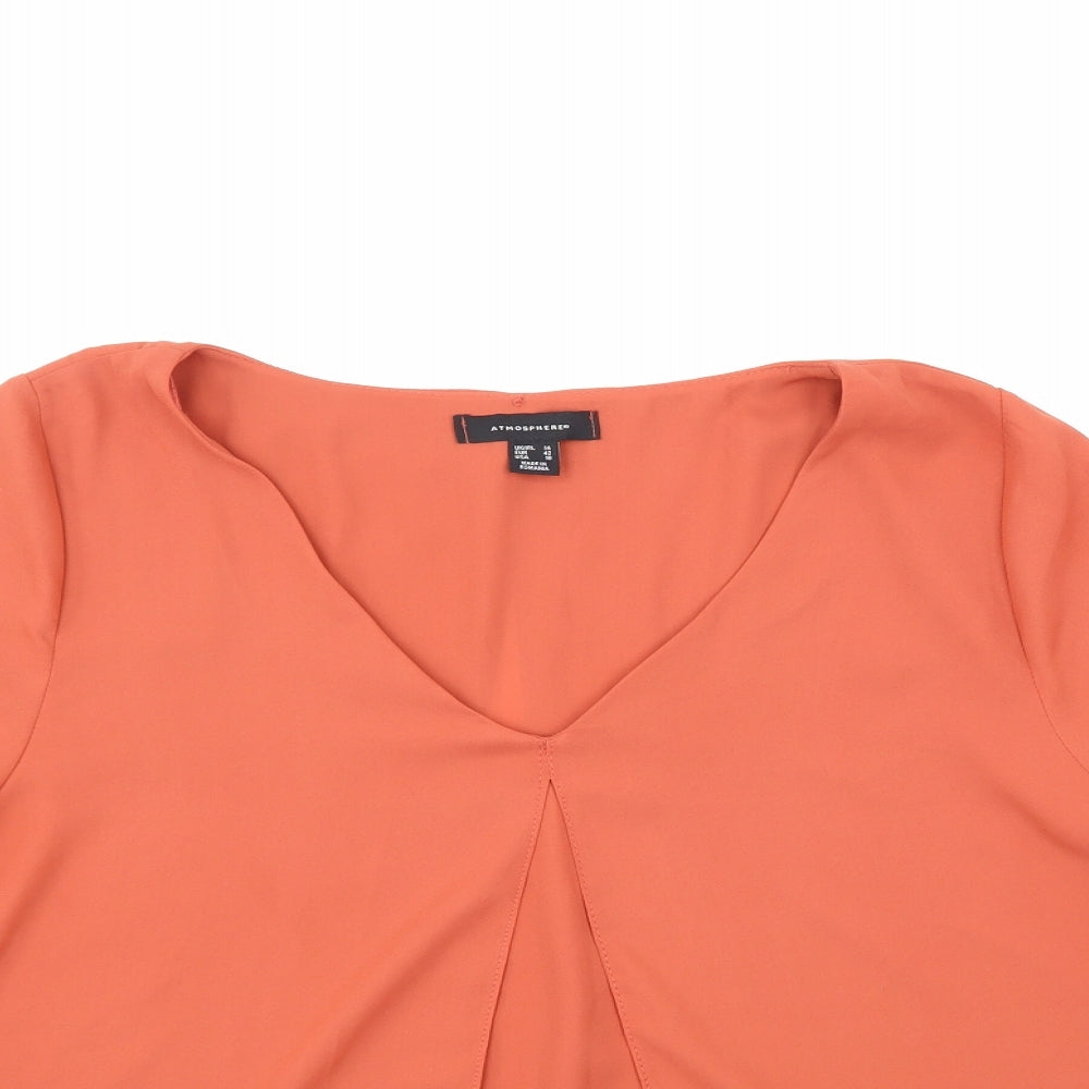 Atmosphere Womens Brown   Basic Blouse Size 14