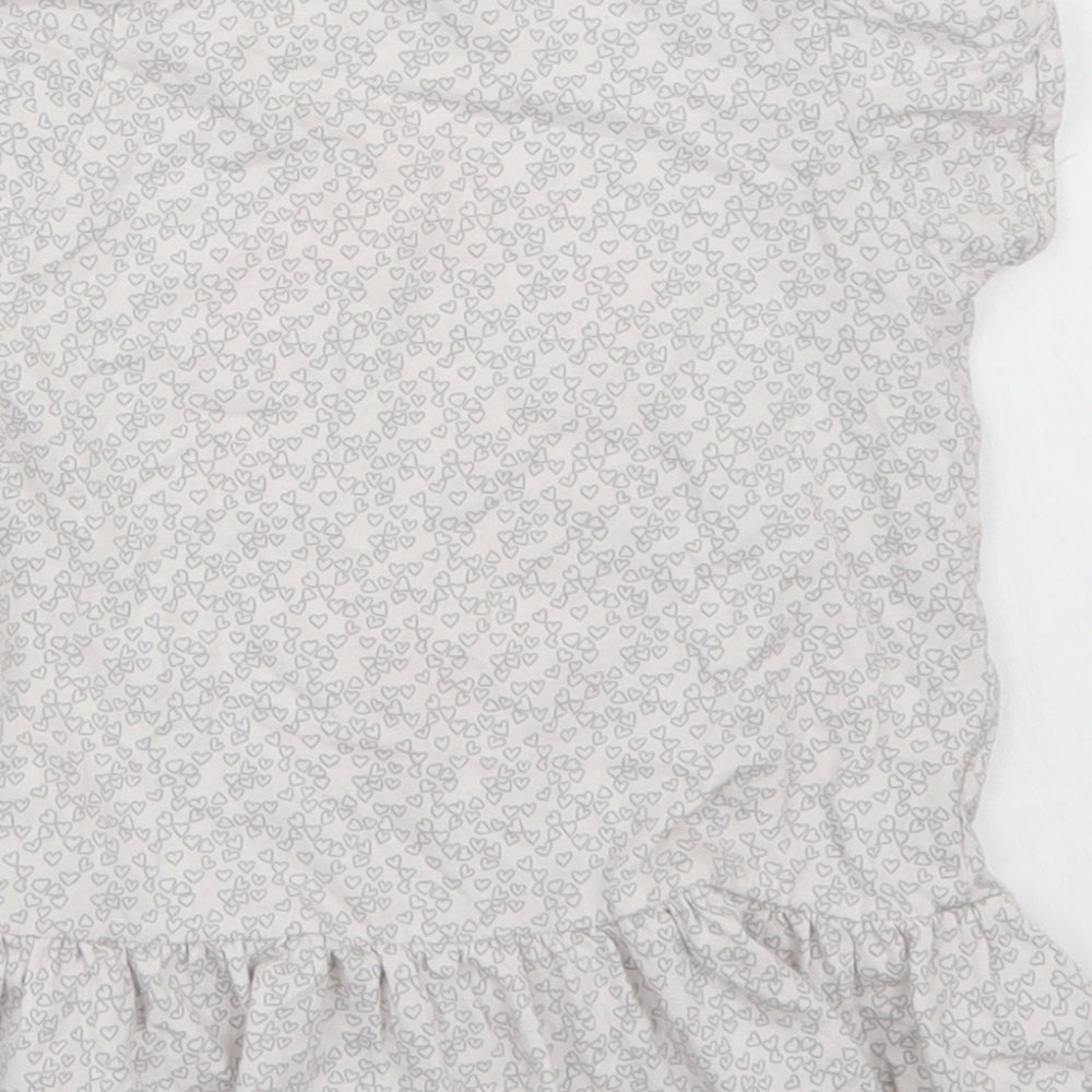 Autograph Girls Grey Polka Dot  Basic T-Shirt Size 2-3 Years