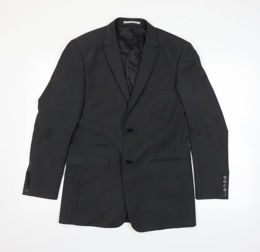 Scopes Mens Grey   Jacket Suit Jacket Size 36