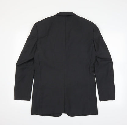 Back view of Scopes men’s grey jacket suit jacket, size 36