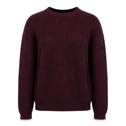 Front view of Select women’s purple jumper, size UK 14