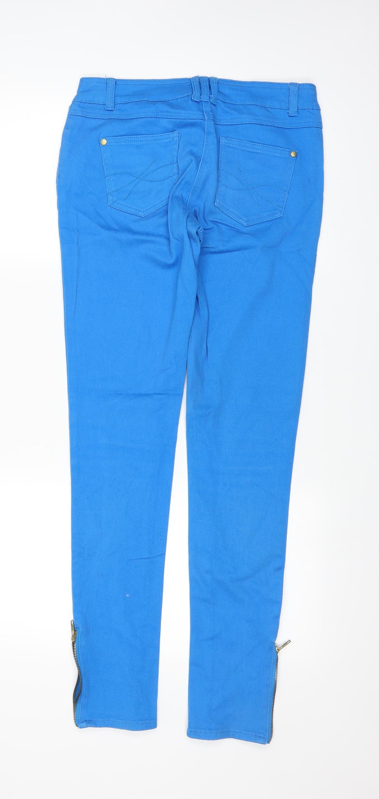 Bullhead Denim Co. Womens Blue   Straight Jeans Size 10 L30 in