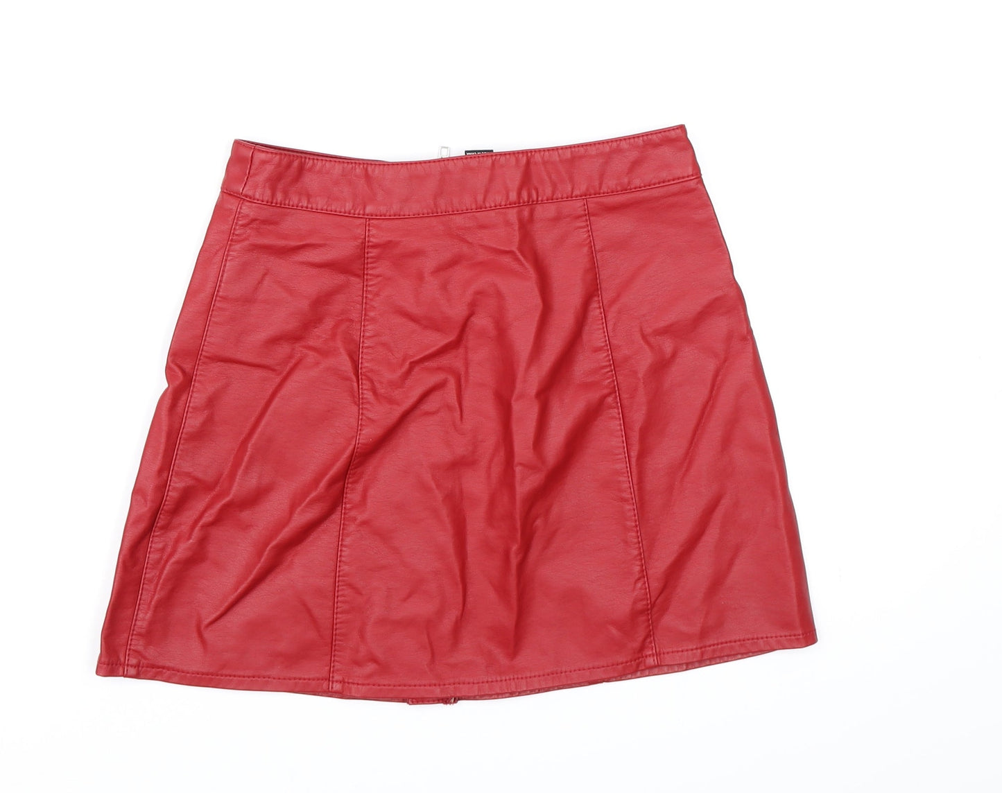 FOREVER 21 Womens Red   A-Line Skirt Size S