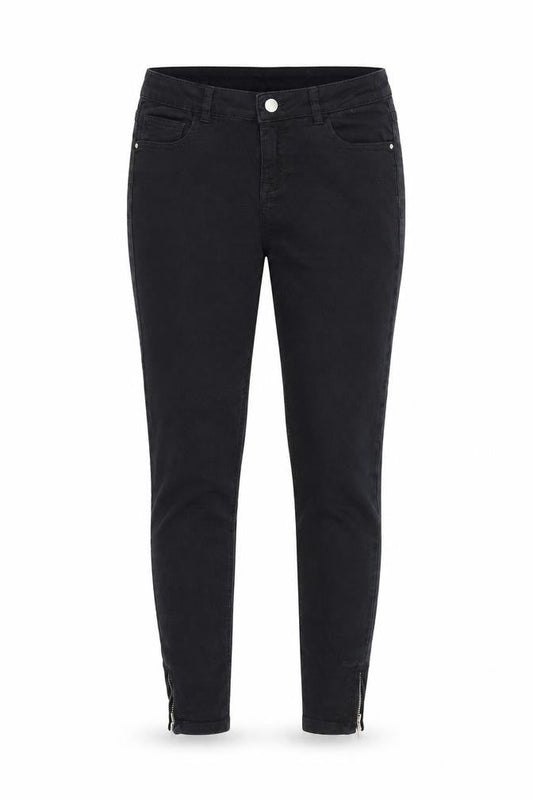 Denim CO. Womens Black  Denim Skinny Jeans Size 12 L24 in