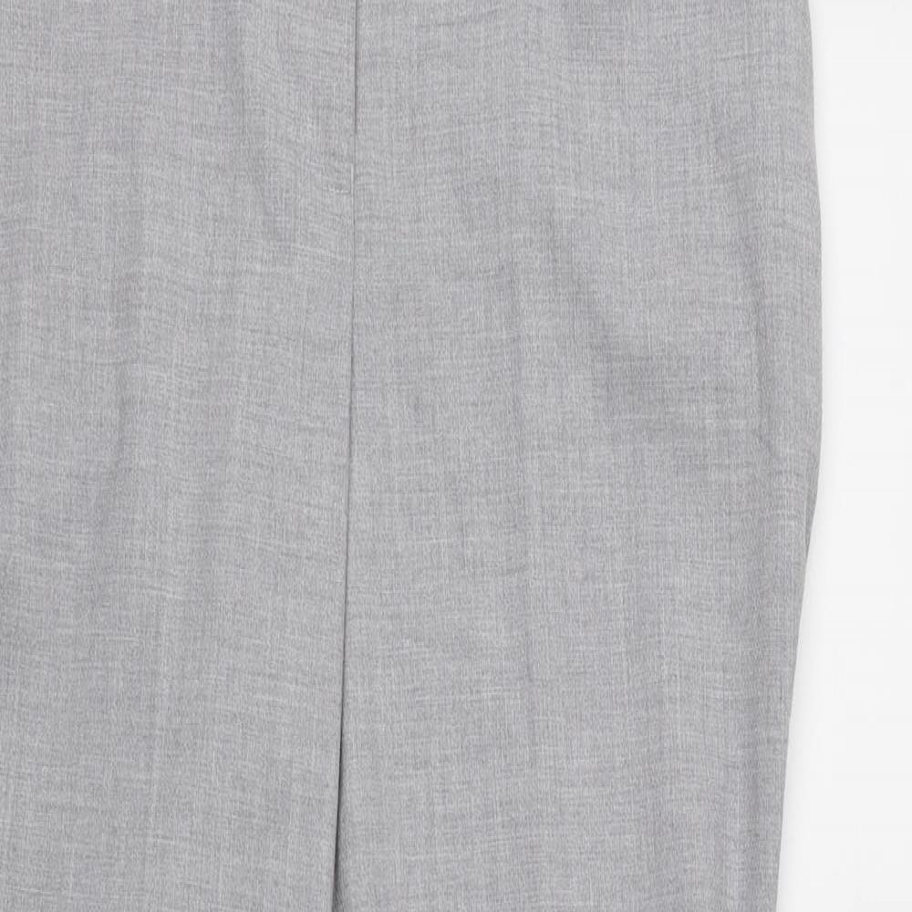 NEXT Womens Grey  Rayon Dress Pants Trousers Size 10 L26 in