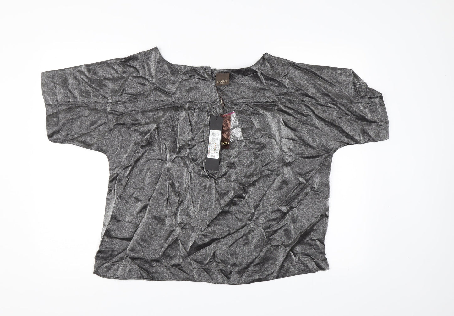 VERO MODA Womens Silver   Basic Blouse Size M