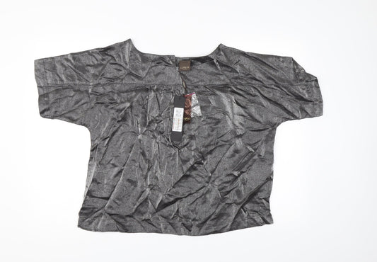 VERO MODA Womens Silver   Basic Blouse Size M
