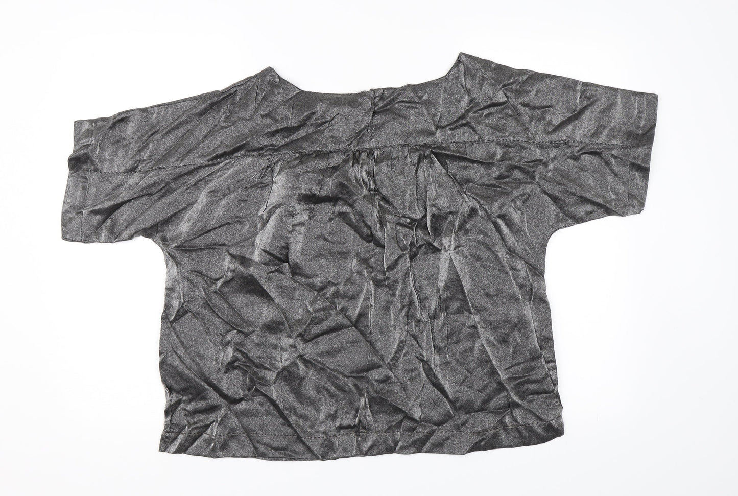 VERO MODA Womens Silver   Basic Blouse Size M
