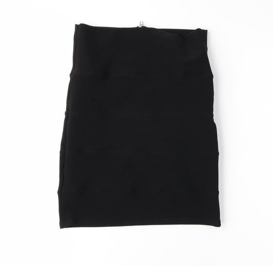 Preworn Womens Black   Mini Skirt Size 8