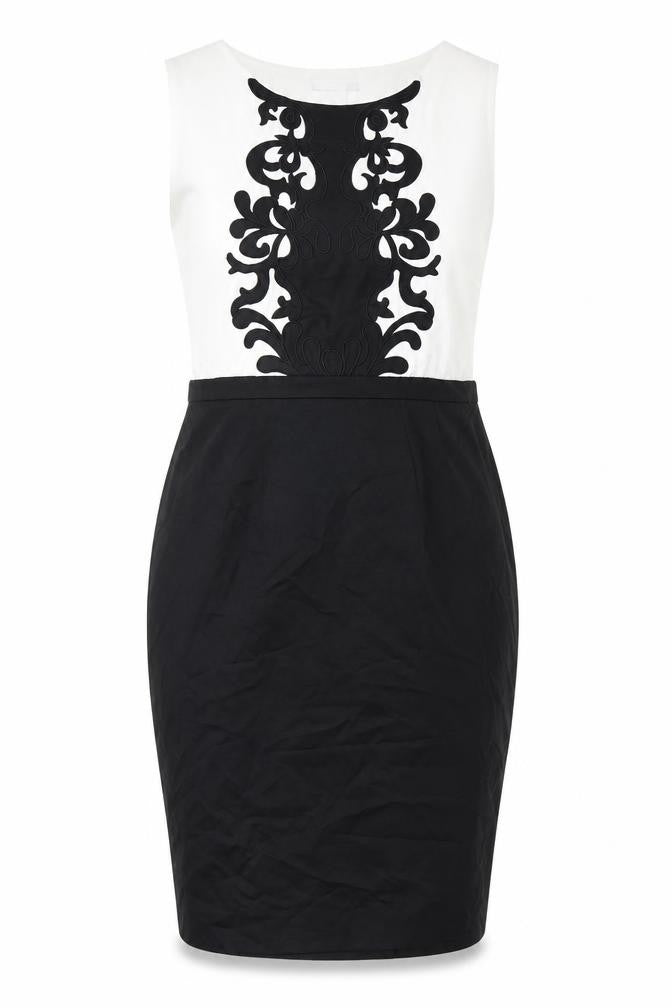 H&M Womens Black   Pencil Dress  Size 8