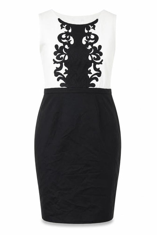 H&M Womens Black   Pencil Dress  Size 8