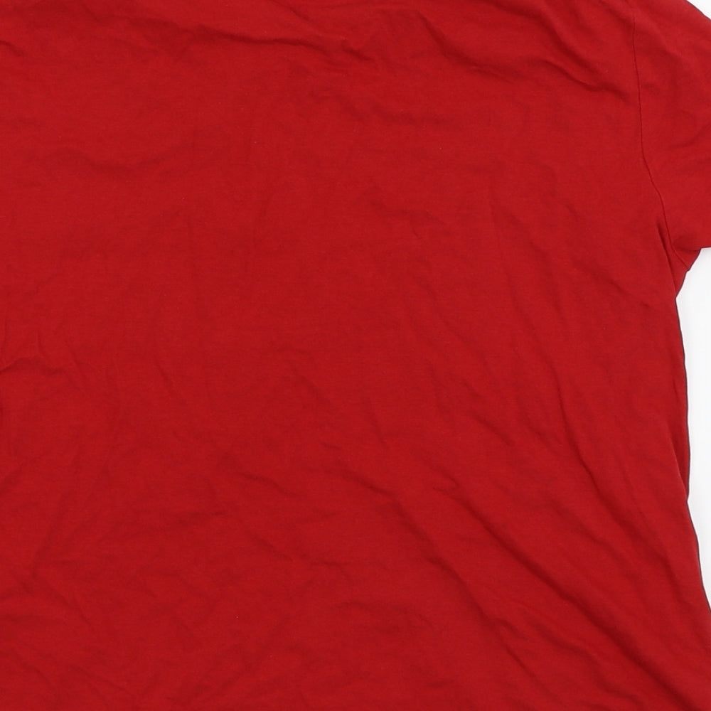 Divided by H&M Womens Red   Basic T-Shirt Size M