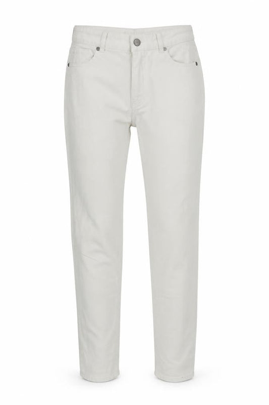 Front view of Cherokee women’s white skinny jeans, size UK 10, 29-inch leg