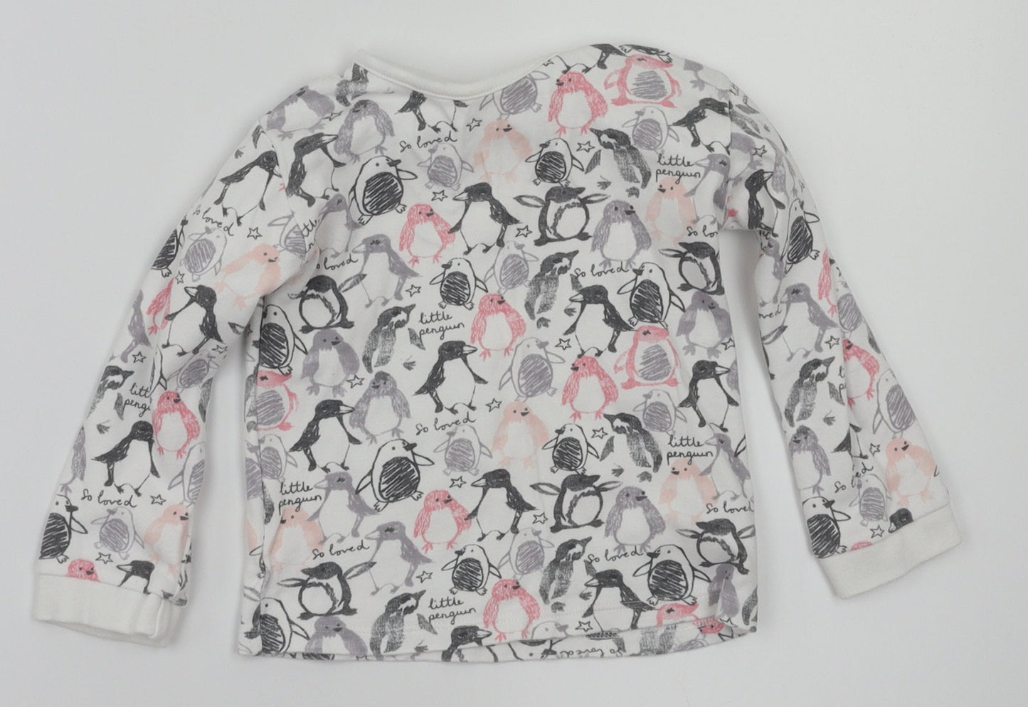 George  Ivory Animal Print  Basic T-Shirt Size 12-18 Months