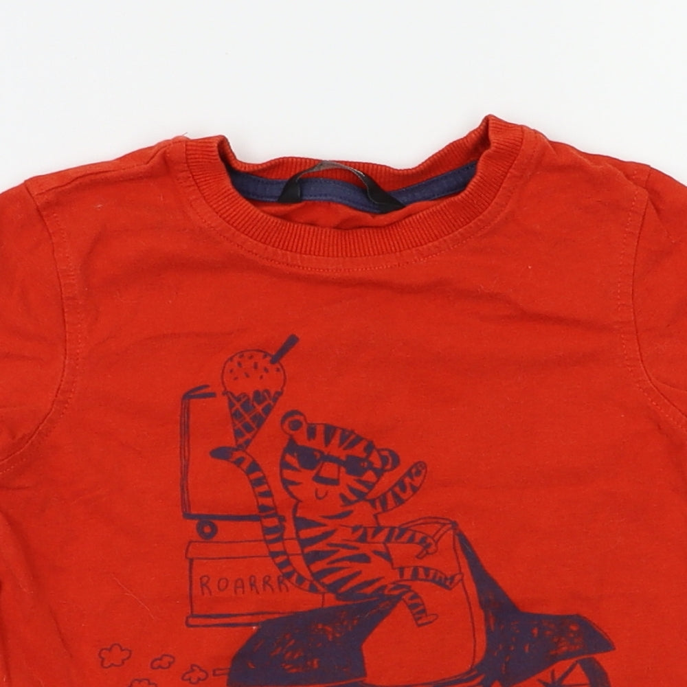 Asda George Boys Purple   Basic T-Shirt Size 3-4 Years