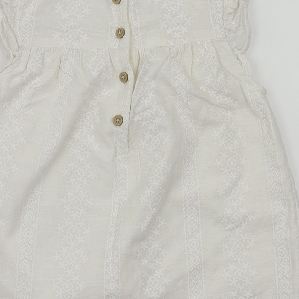 TU  Beige   Fit & Flare  Size 12-18 Months