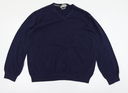 Additional front view of Tu women’s blue jumper, size XL