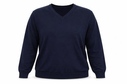 Front view of Tu women’s blue jumper, size XL