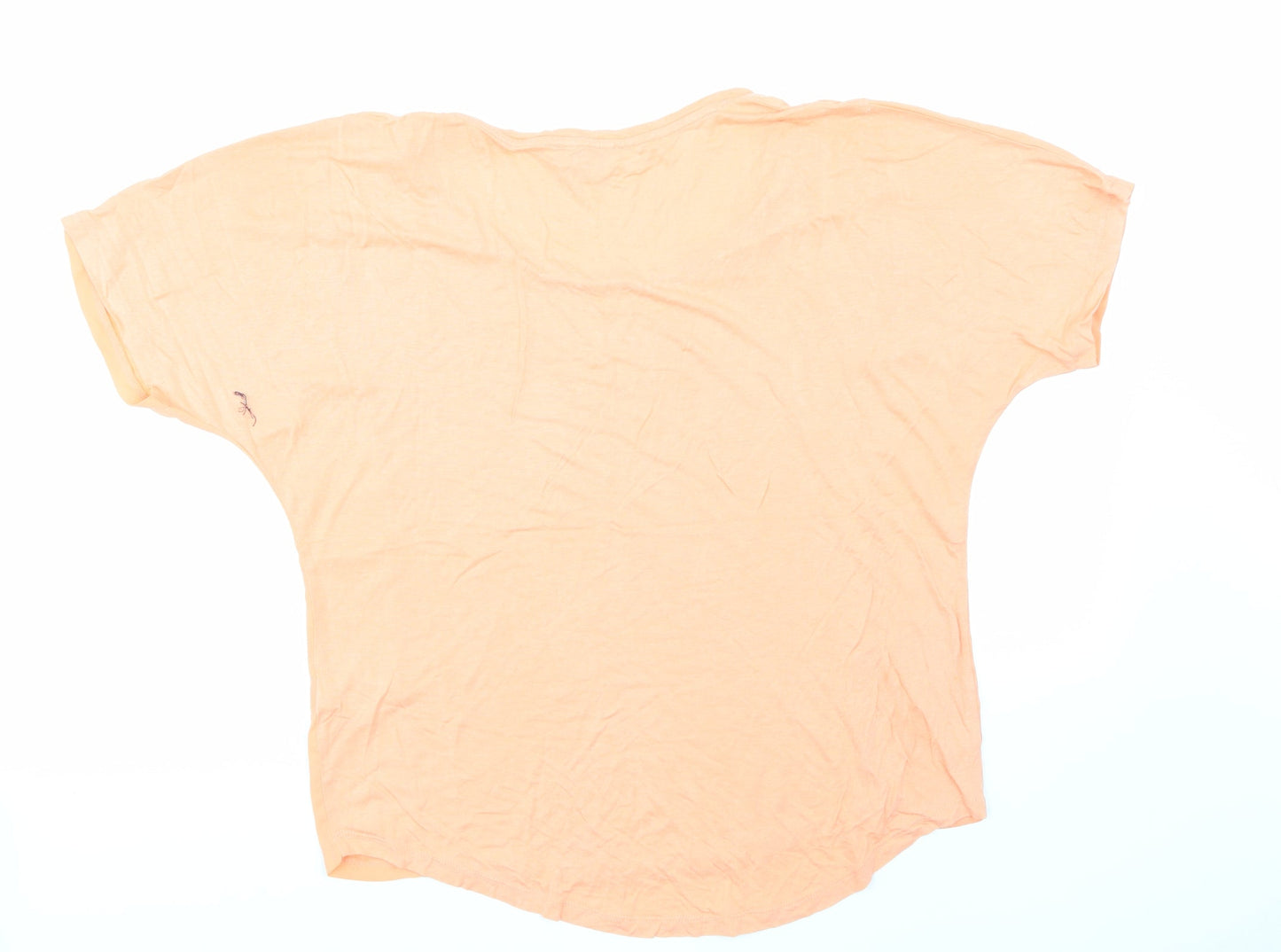 Papaya Womens Orange   Basic T-Shirt Size 12