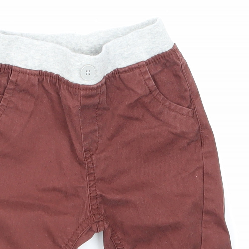 NEXT Boys Red   Cargo Jeans Size 3-6 Months