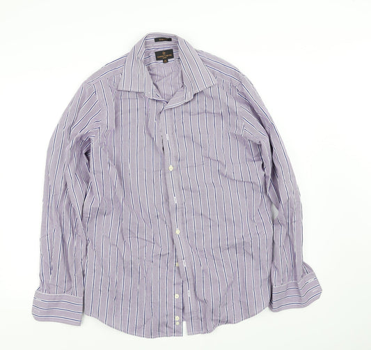 pre worn Mens Purple    Button-Up Size 16
