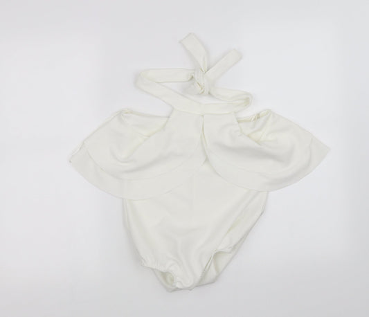 pre worn Womens White   Basic Blouse Size 12