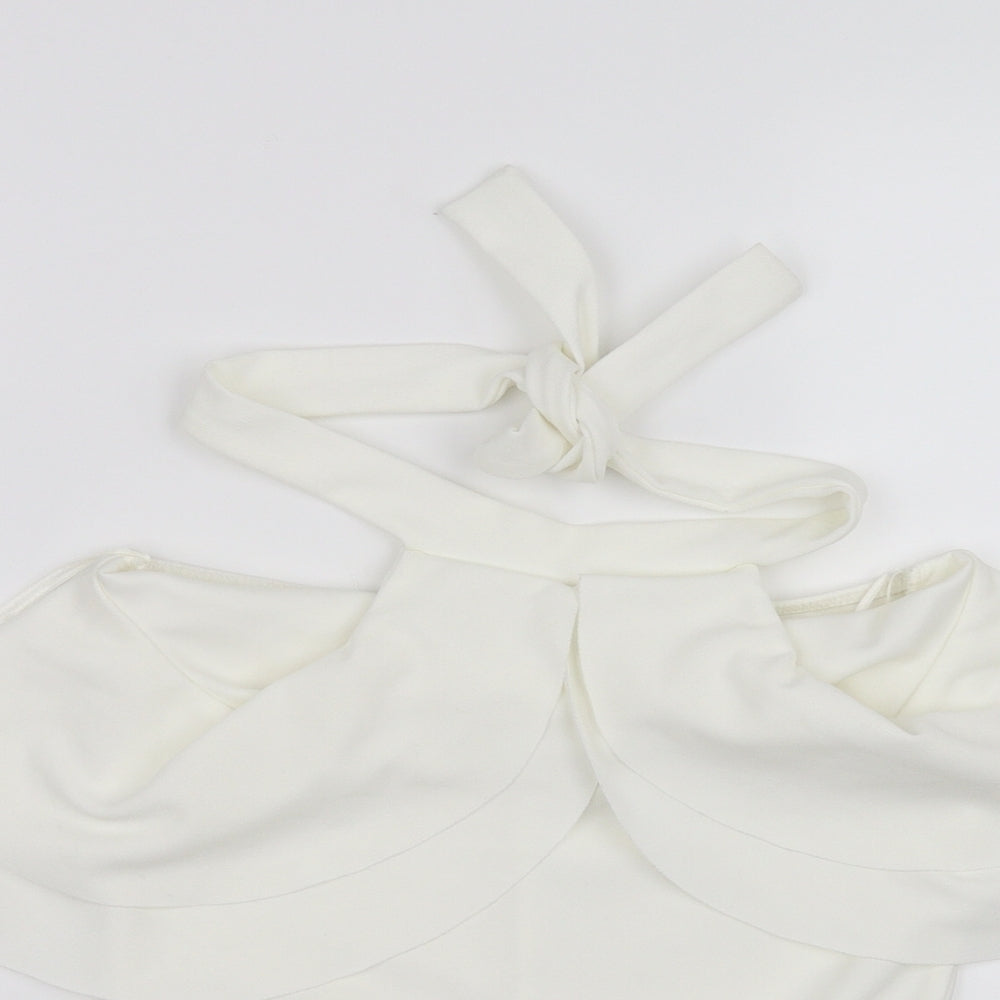 pre worn Womens White   Basic Blouse Size 12