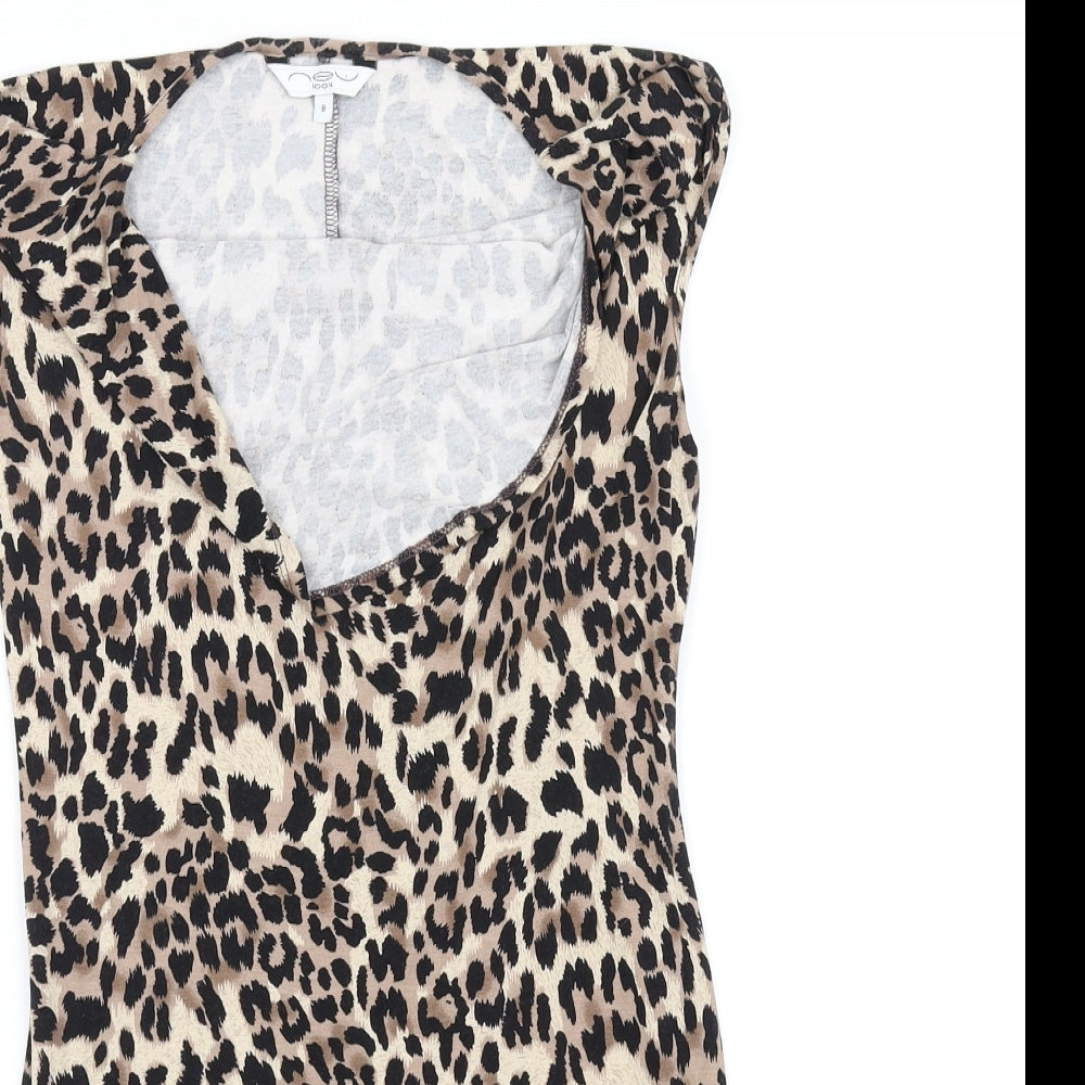 New Look Womens Grey   Fit & Flare  Size 8