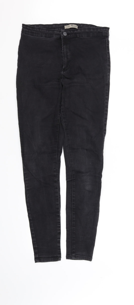 deniem & co Womens Black   Straight Jeans Size 14 L32 in