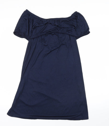Preloved Primark Womens Blue   Shirt Dress  Size 12 - Front
