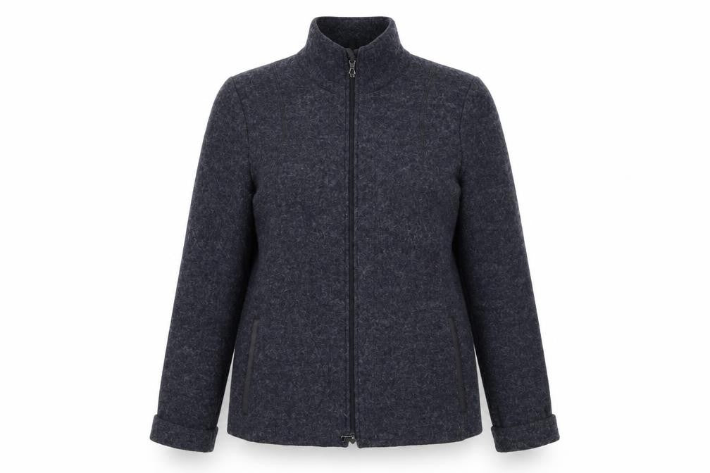 Clarina Womens Blue   Jacket  Size 40