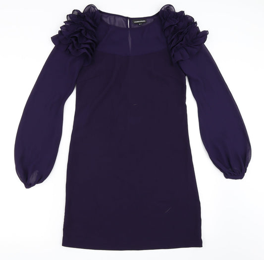 Warehouse Womens Purple   Shift  Size 8