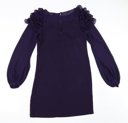 Preloved Warehouse Womens Purple   Shift  Size 8 - Back