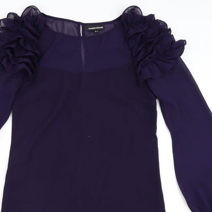 Preloved Warehouse Womens Purple   Shift  Size 8 - Detail
