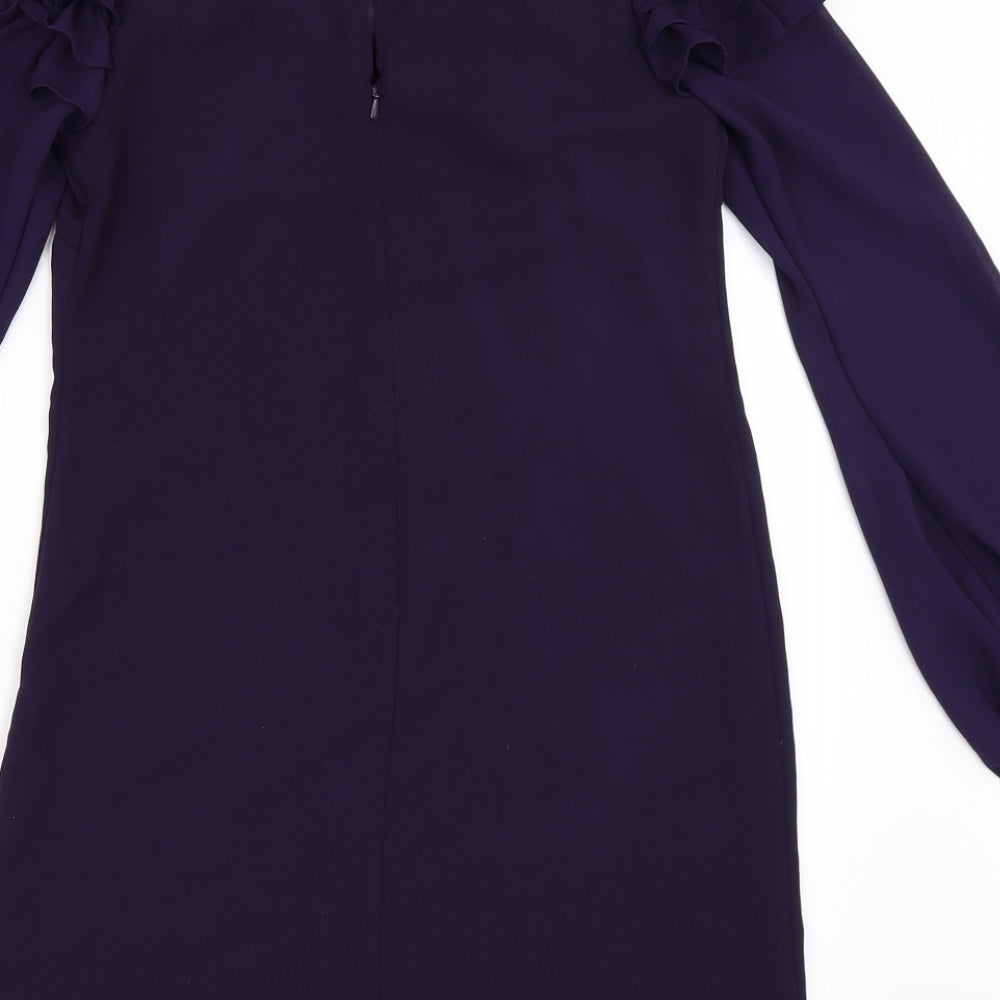 Warehouse Womens Purple   Shift  Size 8
