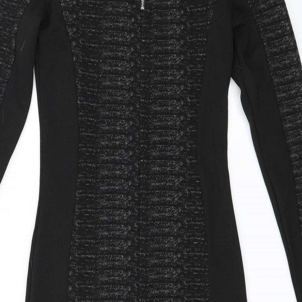 H&M Womens Black   Bodycon  Size 6
