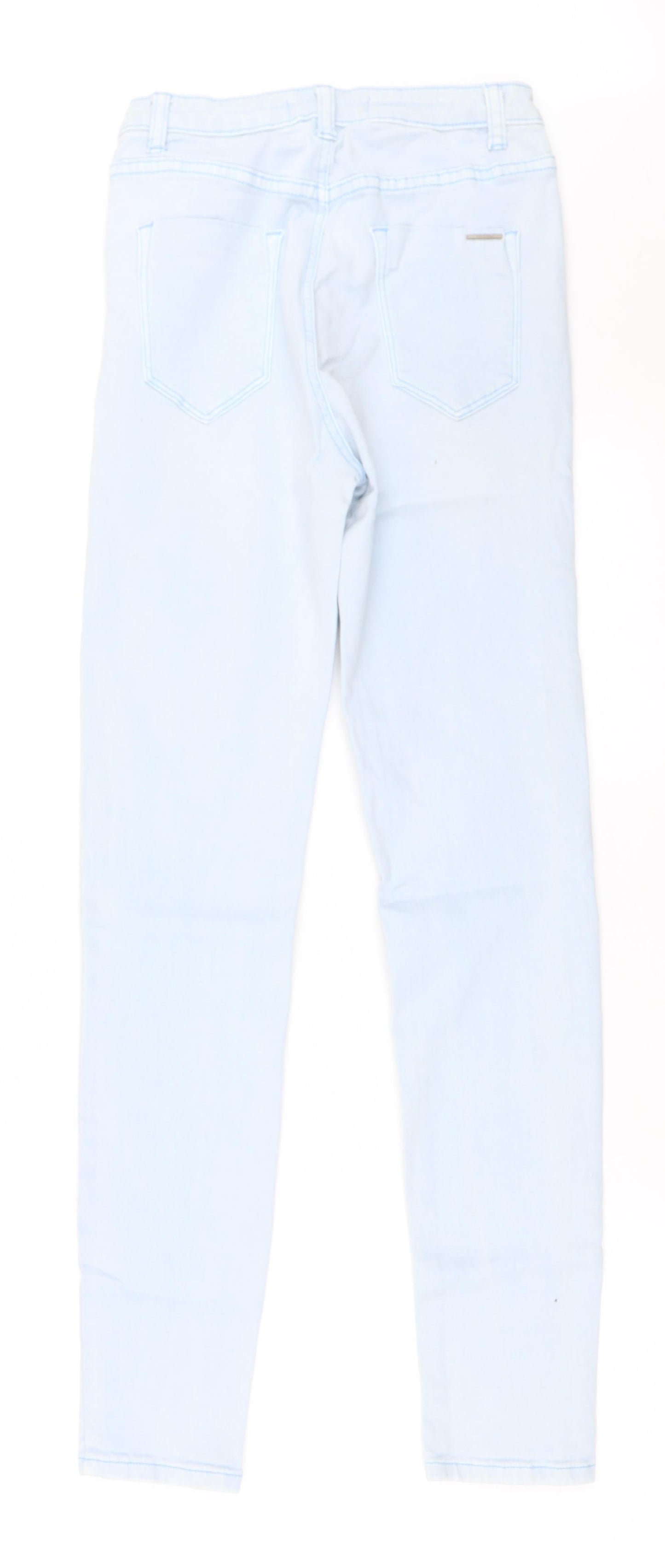 Preworn Womens Blue  Denim Skinny Jeans Size 10 L29 in