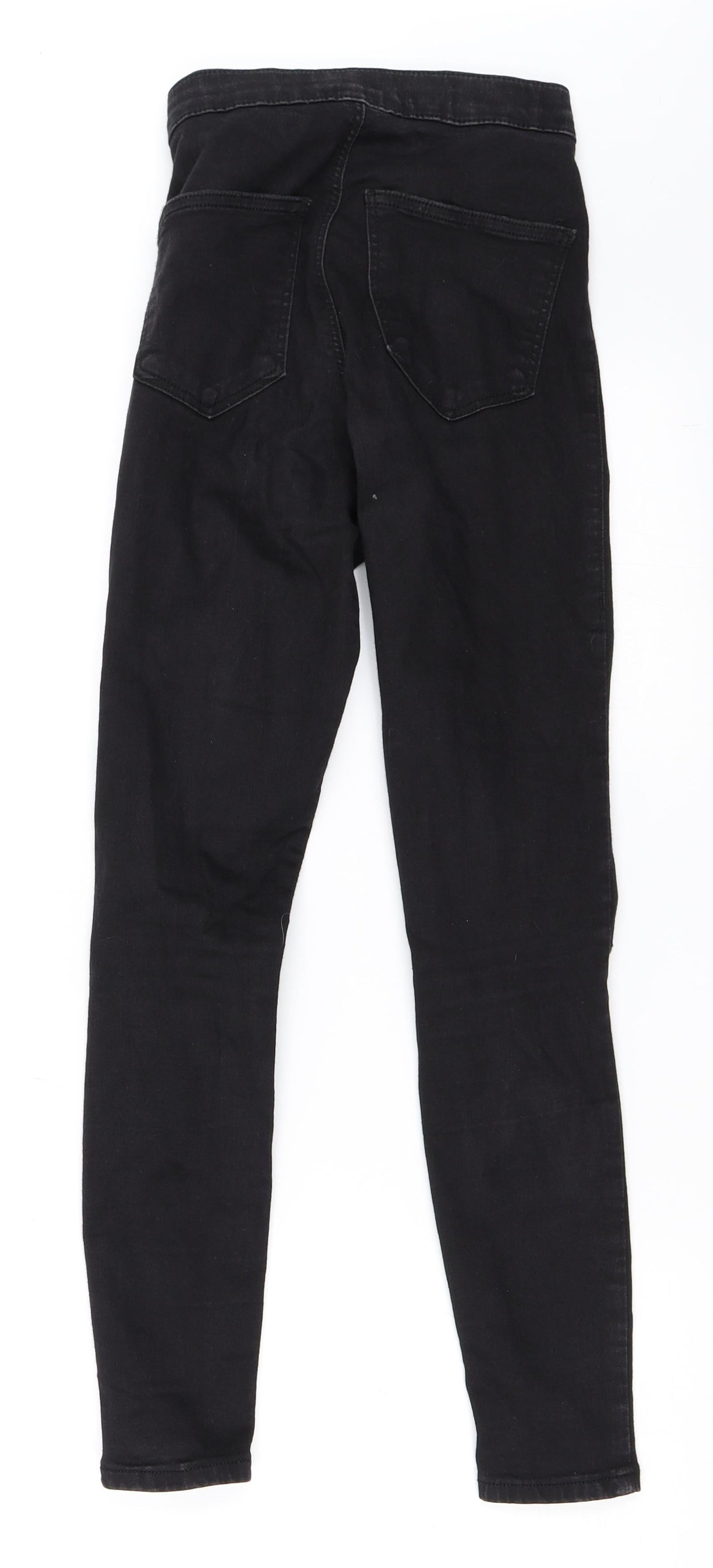 Topshop Womens Black  Denim Skinny Jeans Size 25 in L30 in