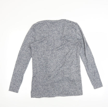 Back view of George women’s blue cardigan jumper, size UK 8