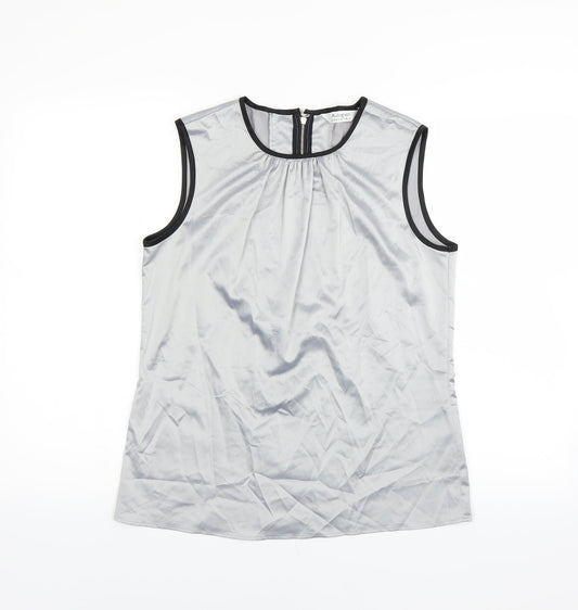 Marks and Spencer Womens Silver   Basic Blouse Size 12