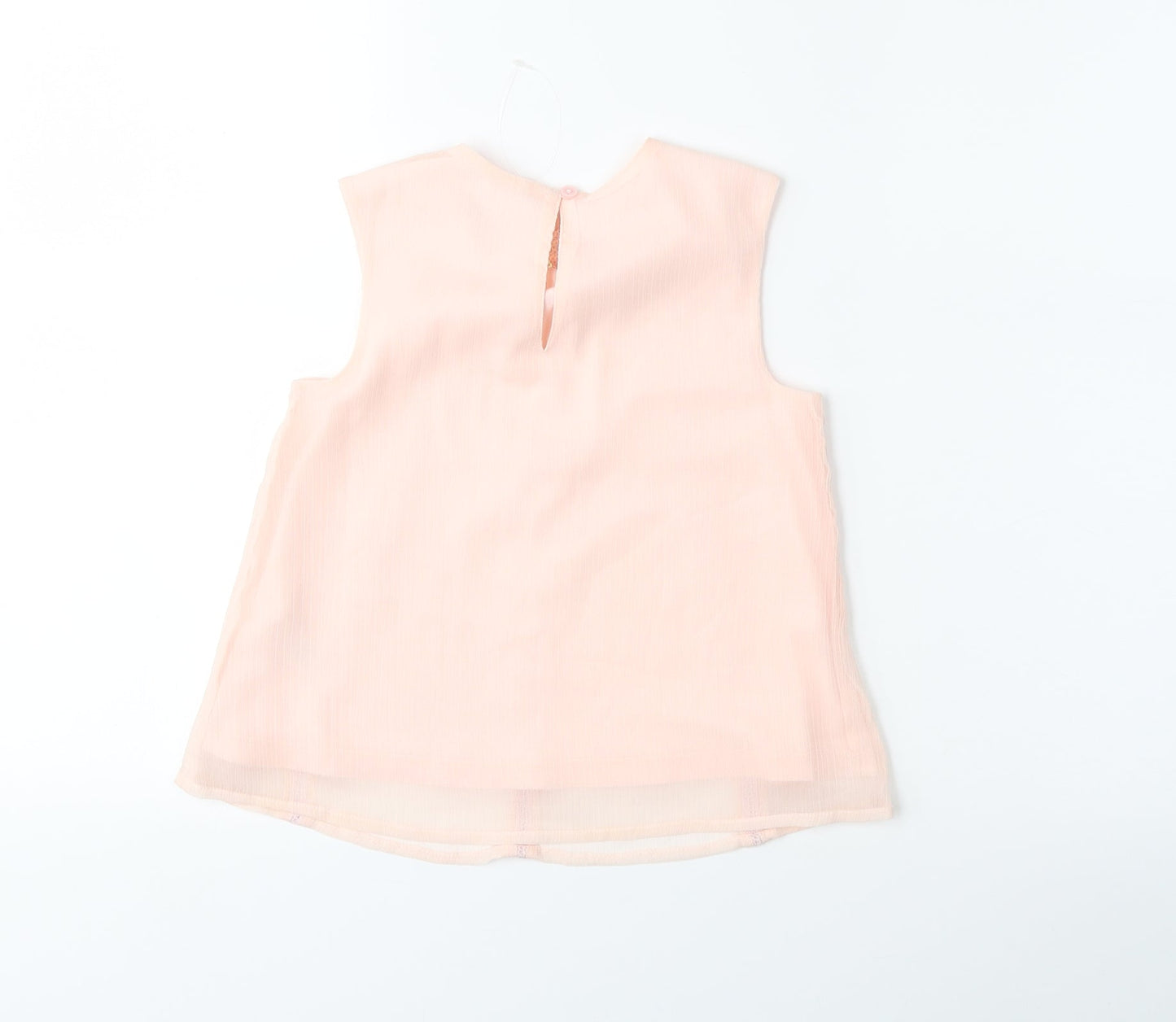 George Girls Pink   Basic Blouse Size 5-6 Years