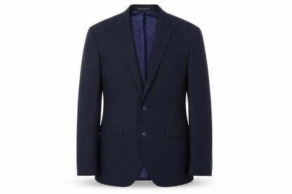 Front view of Primark men’s blue jacket suit jacket, size 38